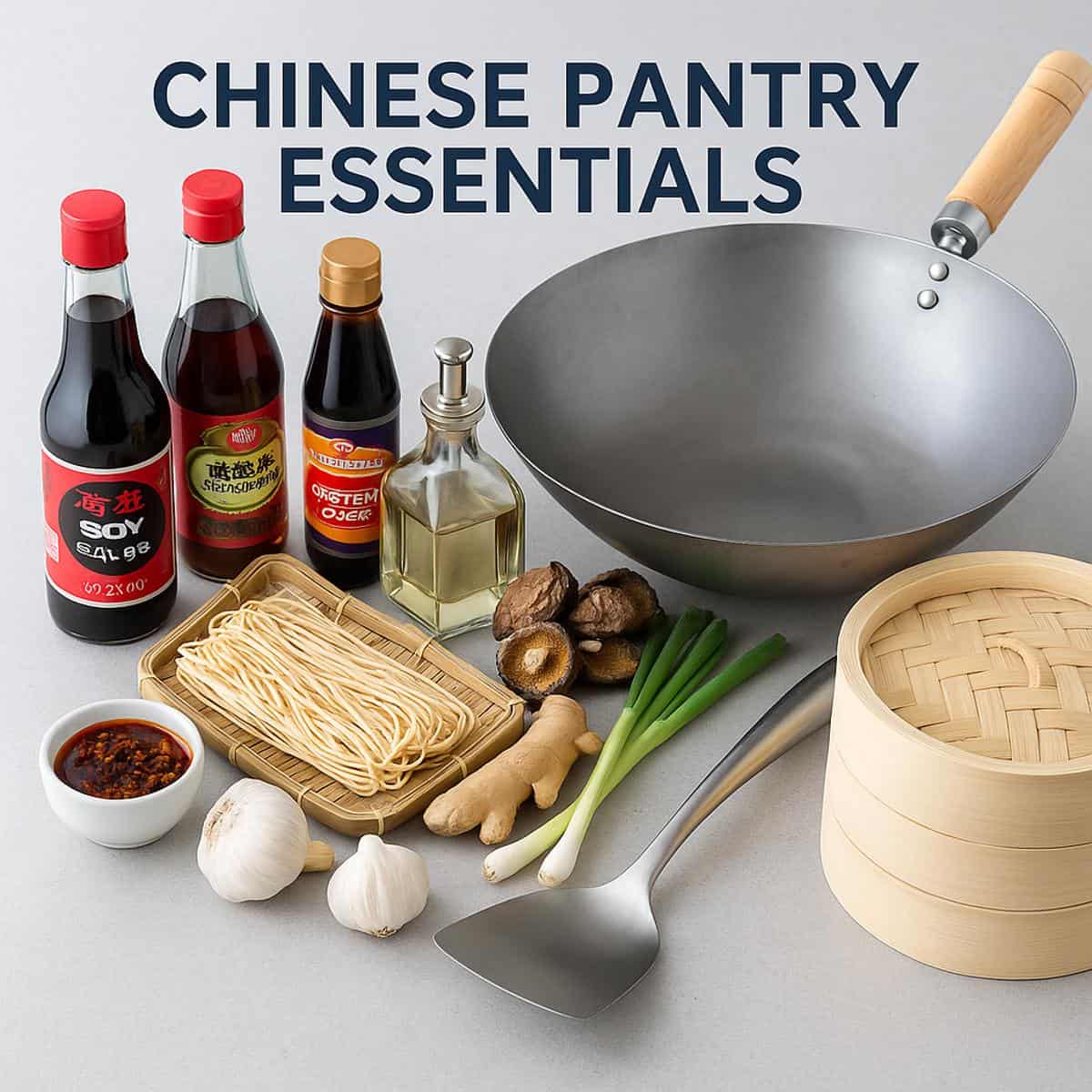 Chinese Pantry Essentials: Ingredients & Tools for Authentic Chinese Cooking