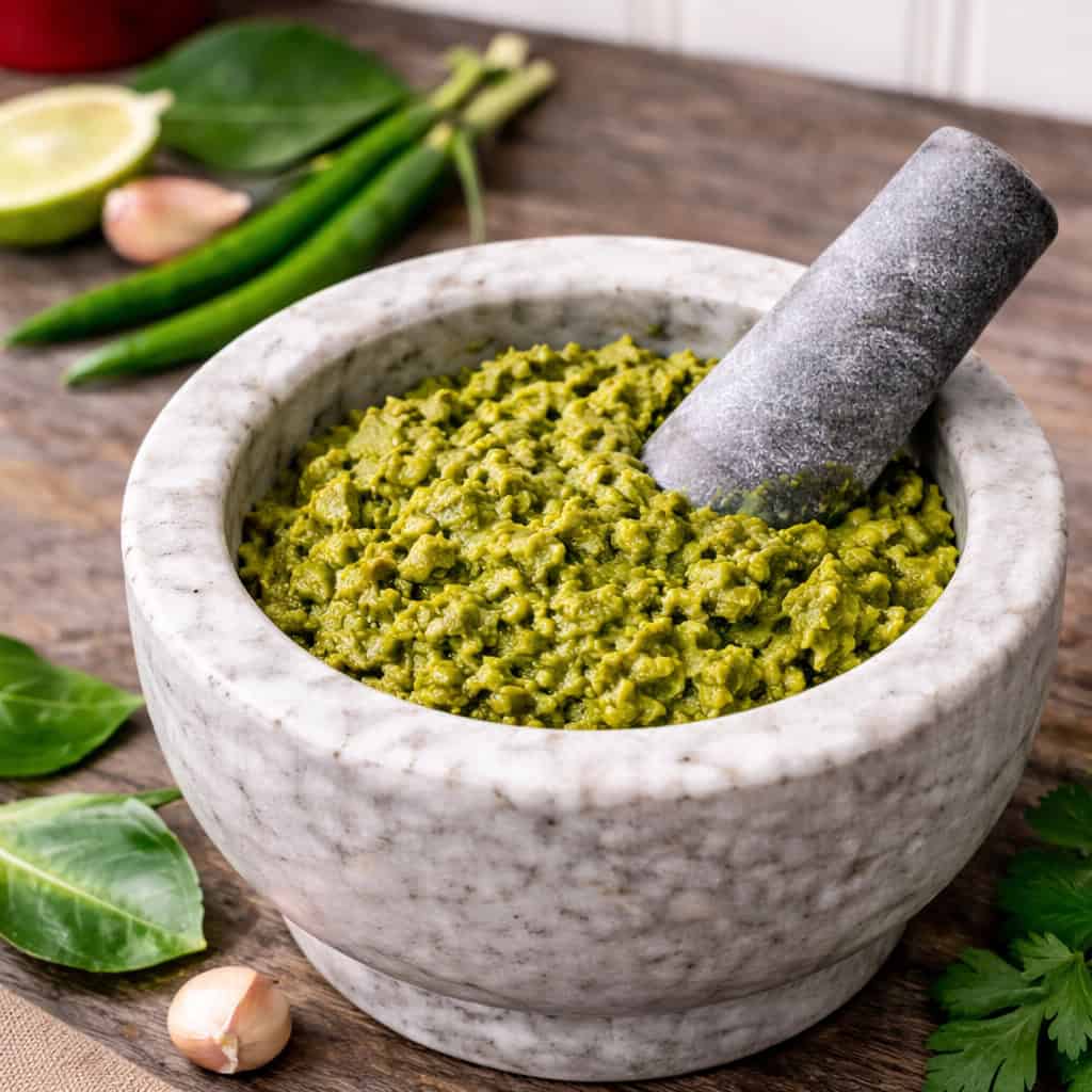 Thai Green Curry Paste (Nam Prik Gaeng Khiao Wan)